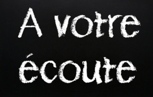 Satisfaction client - Texte "A votre écoute"